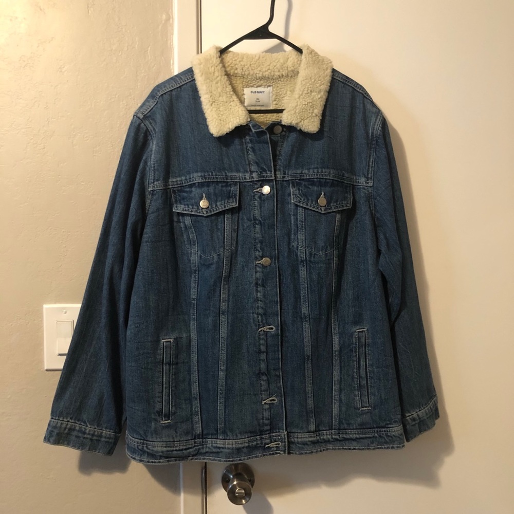 Old Navy Sherpa Jean Jacket